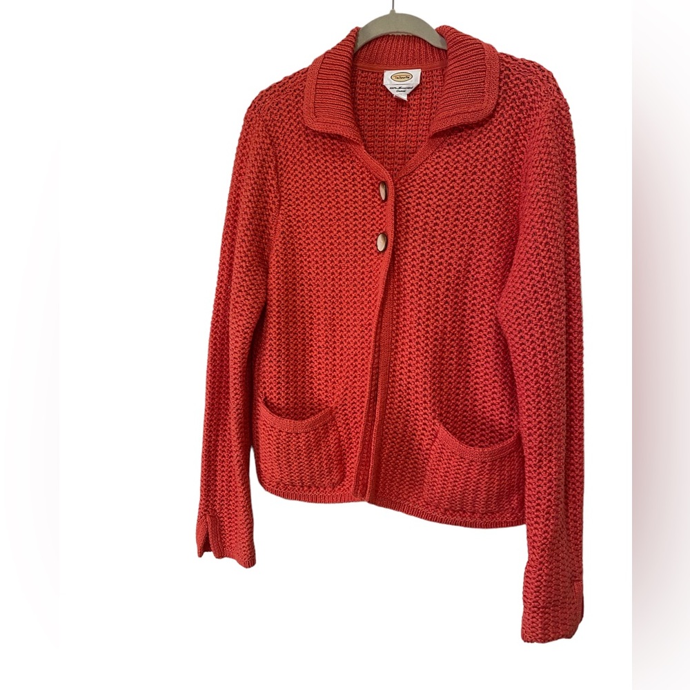Talbots sweater Size XL. Melon color